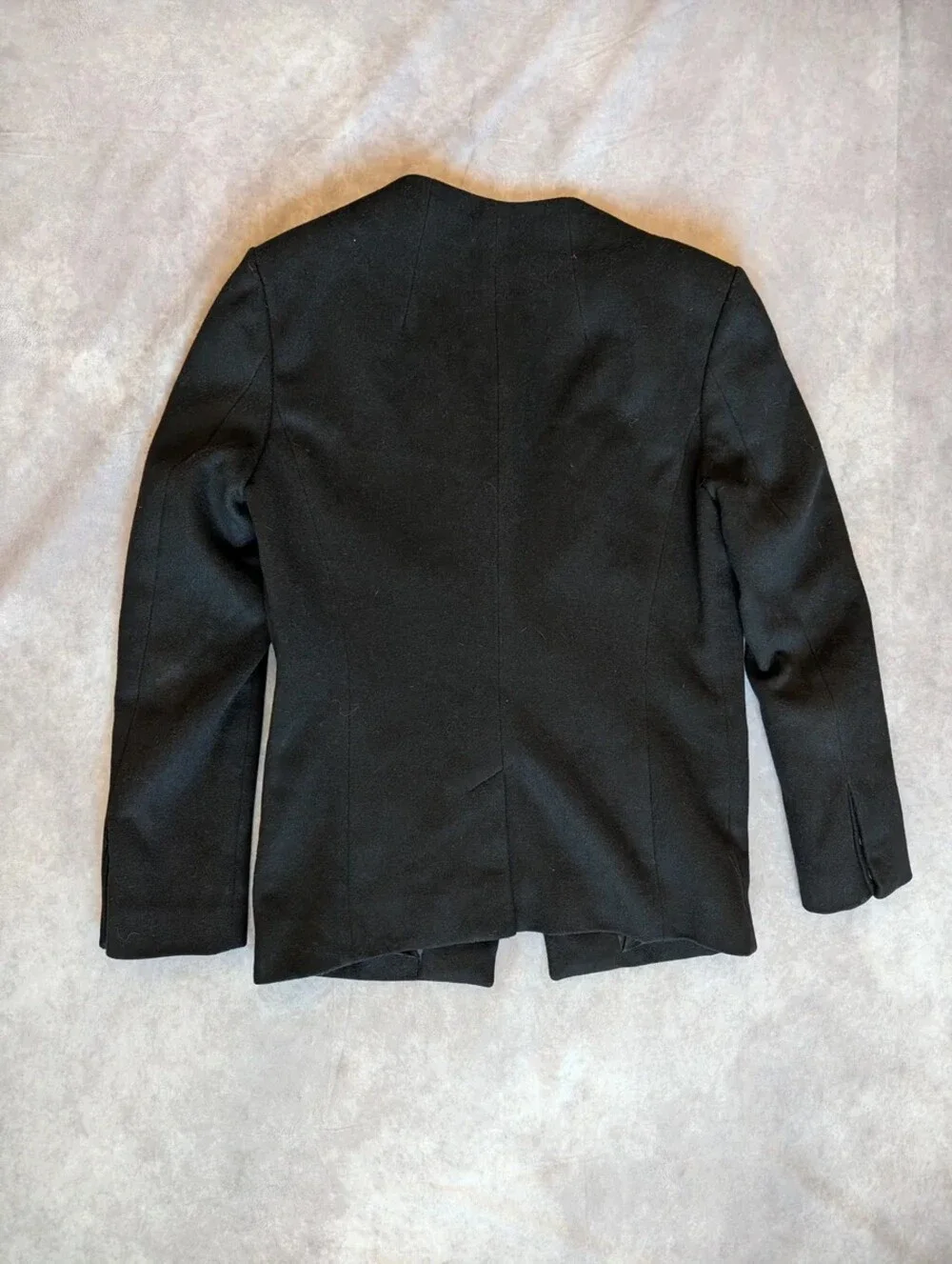 Collarless Hidden Hook Blazer